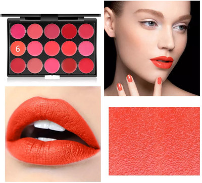 USBK Highly Pigmented Formula Super Waterproof Velvet Matte Lipstick(MULTI-COLOR, 15 g)
