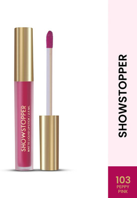 Neyah Showstopper Soft Mousse Long Lasting Liquid matte lipstick 103 PEPPY PINK 2.5ml(103 PEPPY PINK, 2.5 ml)
