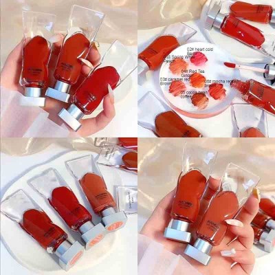 Emijun Ice Cube Velvet Matte Long Lasting Waterproof Transfer Proof Lipstick COMBO(MULTI, 12 g)