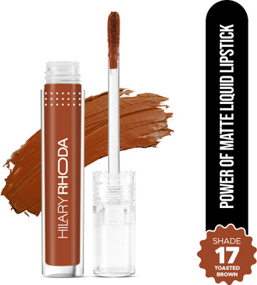 Hilary Rhoda Power Of Matte Liquid Lipstick | Buildable Colour | Long Lasting & Smudge Proof(Shade-17, 3 ml)