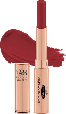 Beauty Berry Absolute Lips Long Lasting Non-Transfer Matte Lipstick(Rich Red, 2.4 g)