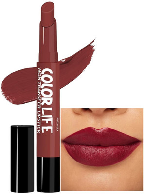Yuency Lips Non Transfer Waterproof Smudge Proof Long Lasting Matte Lipstick(Mulled Wine, 2.1 g)