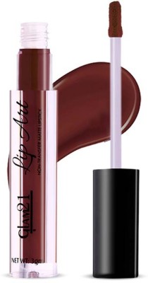 Glam21 Lip Art Liquid Lipstick Long Stay,Lightweight & Smudgeproof Velvety Matte Finish(Fiery Wine, 3 g)