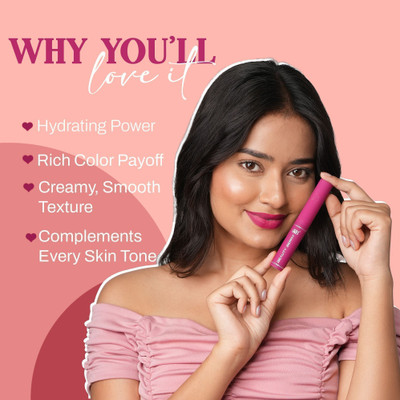 Beauty Berry Pout Perfection Long Lasting Transfer Proof Matte Lipstick Shea Butter Infused(Iconic Red, 3.8 g)