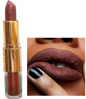 Luipui trending 2 in 1 awesome smooth brown matte finish lipstick(brown, 6 g)