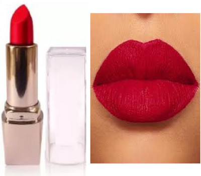 Luipui latest red crayon matte lipstick waterproof pack of 1(red, 6 g)
