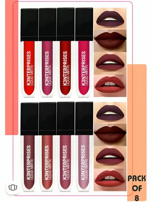 NXG TYA Sensational Matte Beauty Lip Shades: 8 Classic Matte Lipstick Favorites(Multicolor, 32 ml)