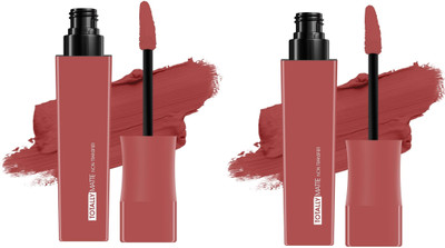 ADJD Comob Totally Matte Liquid Lipstick One Swipe Application Coral(Coral, 15 g)