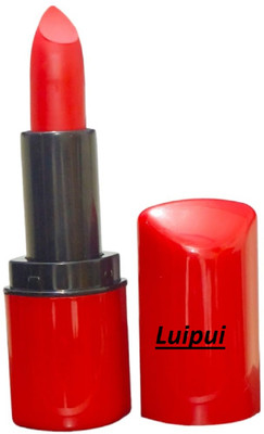Luipui red waterproof fish matte lipstick pack of 1(red, 6 g)