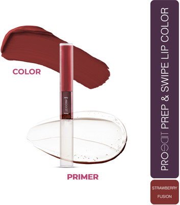 LOTUS MAKE - UP Proedit Prep And Swipe Lip Color With Primer|Smudgeproof|PL14- Choco Chip(Choco Chip, 6 g)