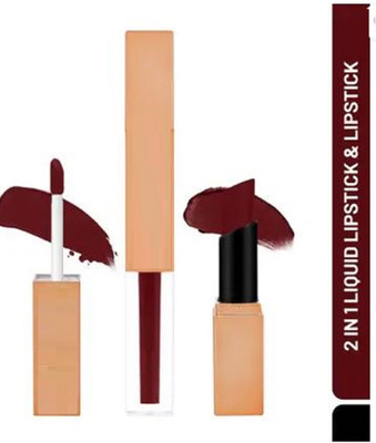 Luipui DARK MAROON TOUCH UP LIPSTICK WATERPROOF 1 PACK(Dark Maroon, 7 ml)