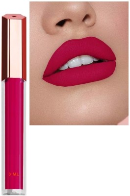 AFARAXIA Waterproof Longlast Matte Liquid Lipstick(Hot red, 3 ml)