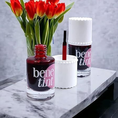 K3NTERPRISES bene tint lip and cheek stain tined finish(Red, 12.5 ml)