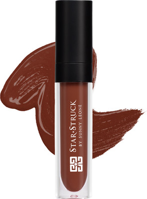 Star Struck By Sunny Leone Matte Lip Gloss|VEGAN and has Vitamin-E & Essential Oils –Jojoba, Avocado Oil(Cookie, 4.5 ml)