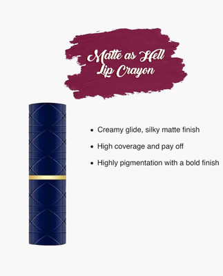 ADJD SOFT VELVET FINISH CRAYON MATTE LIPSTICK 01(PERSIAN RED, 3.5 g)