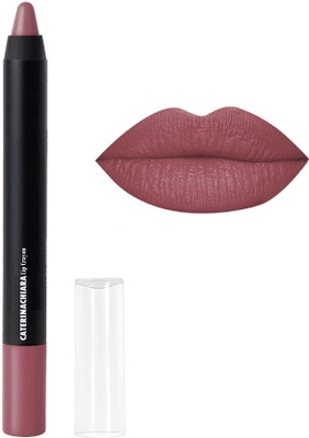 CATERINACHIARA Long Stay Matte Lip Crayon Lipstick(Light pink, 3.5 g)