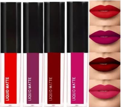 zailie Super Stay Matte ink Bold Lipcolor Liquid Lipstick Combo Pack(green, 16 ml)