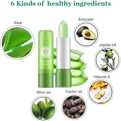 Earthcon Lips Increase Enhancer Aloe vera Lip blam(10 ml, Pink)