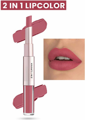 GULGLOW99 Non Transfer Smudge Proof Longlasting Sensational Liquid Matte Lipstick(Medium Carmine, 7 ml)