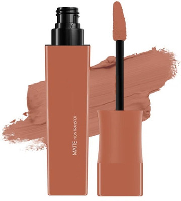 AFARAXIA Use Non Transfer Matte Long lasting Liquid matte Lipstick(Peach brown, 10 g)