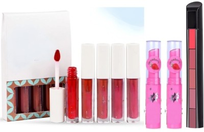 swenky red edition lipstick with 5in1 lipstick & lip balm(MULTICOLOUR, 12 ml)