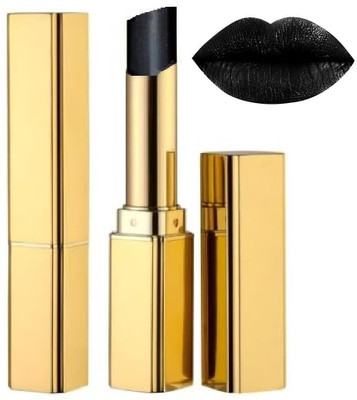 USBK 12 Hour Wear Non Stick Long Lasting Black Lipstick(BLACK, 3.8 g)