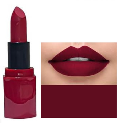 Luipui maroon matte finish lipstick waterproof pack of 1 waterproof(maroon, 6 g)