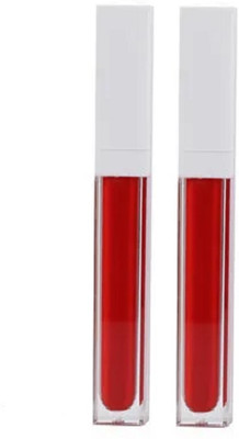 JANOST Beautiful Matte Lip Color Lipstick Pack OF 2(DARK RED, 12 ml)