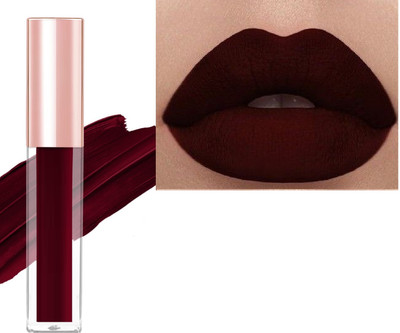 AFARAXIA Non Transfer Smudge Proof Longlasting Matte Lipstick(MAROON, 6 ml)