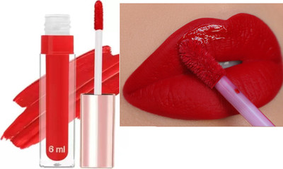 Emijun SUPER STAY MATTE LIQUID LIPSTICK TRANSFER PROOF RED(BRIGHT RED, 6 ml)
