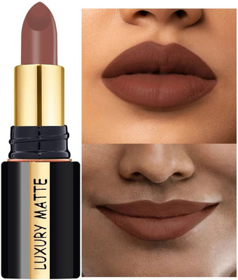 AEPRUY Matte Bullet Lipstick Intense Colour Transferproof & Smudgeproof(coffee Commando, 4 ml)