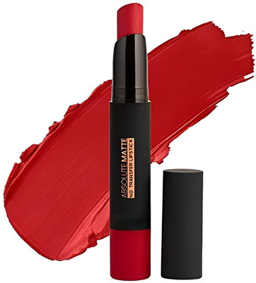 WOONGMI Highly Pigmented Long Lasting Matte Finish Lipstick(Ruby Red, 3.5 g)