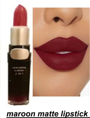 Luipui amazing maroon matte lipstick awesome and amazing(maroon, 6 g)