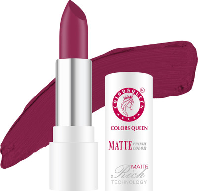 COLORS QUEEN Rich Matte Finish Lipstick(Gajri, 3.8 g)