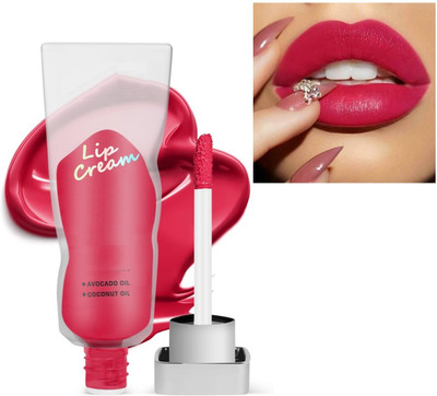 WOONGMI Transparent Waterproof and Not Easy to Stain Velvet Matte Lipstick Lip Stain(4 ml)