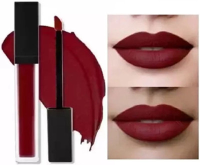 FLORERO Matte Me Liquid Lipstick-maroon Highly pigmented(dark maroon, 6 ml)