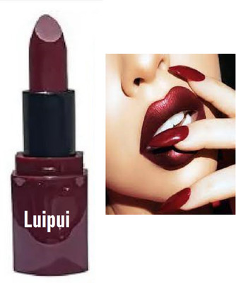 Luipui maroon color lipstick in matte pack of 1(maroon, 6 g)
