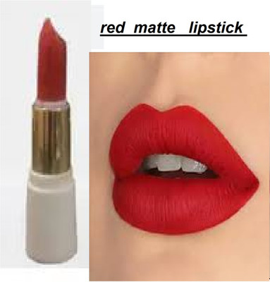 Luipui awesome red matte look lipstick waterproof amazing(red, 6 g)