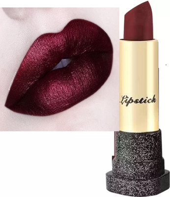 REIMICHI best Metallic Glitter Lipstick multipurpose lipstick(maroon, 3.6 g)