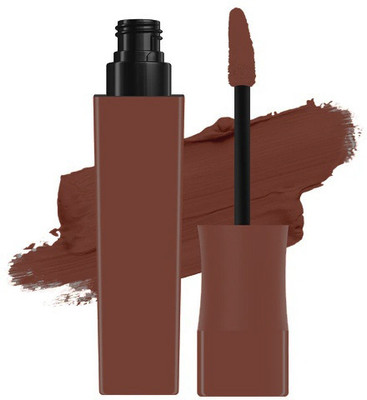 Latixmat Non Transfer Smudge Proof Longlasting Liquid Matte Lipstick(Matte Brown, 7.5 g)
