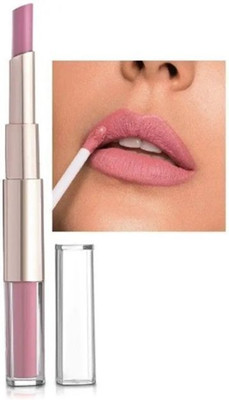 Rudvya Waterproof Matte liquid and crayon Lipstick(light pink, 12 ml)