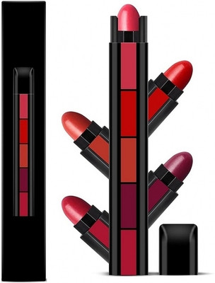 kHUDAt Curve 5 Step Matte Lipstick 5 in 1 Multi Shades(SYDNEY)(Pink, 11.8 g)