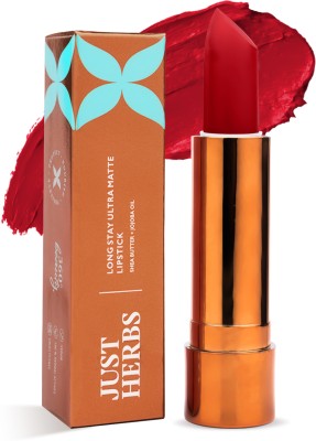 Just Herbs Ultra Matte Bullet Lipstick 04 Cheeky Cherry(Cheeky Cherry, 4 g)