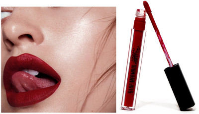 BLUEMERMAID BEAUTIFUL LOOK RED LIQUID LIPSTICK MATTE LOOK FOR ROSY LIPS(RED, 6 ml)