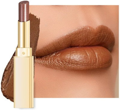 SEUNG Nourishing Formula Metallic Shine Brown Lipstick All-Day Wea(BROWN, 3.8 g)