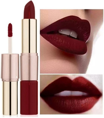 DARVING 2 IN 1 Long Lasting Matte & Gloss Lipstick(MAROON, 8 g)