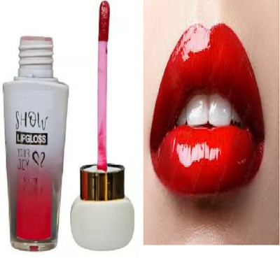 Luipui waterproof red glossy lipstick trending pack of 1(red, 6 ml)