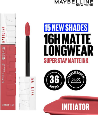 MAYBELLINE NEW YORK Super Stay Matte Ink Liquid Lipstick, Initiator, 5g(Brown, 5 ml)