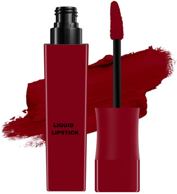 EVERERIN Totally Matte Liquid Maroon Lipstick One Swipe Application(red, 7.5 ml)