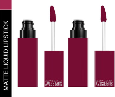 Luipui TRENDING LONG LASTING, WATERPROOF & QUICK DRY LIPSTICK FOR BOLD LOOK PACK OF 2(RUM PUNCH 25, 12 ml)